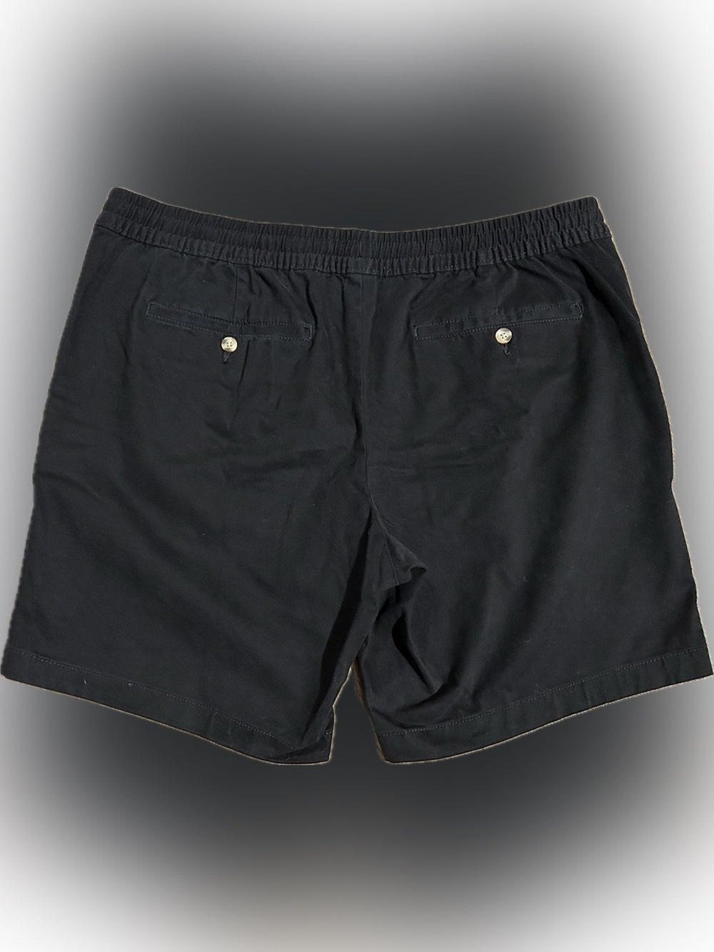 Men’s George black shorts in size XL (40-42) elastic waist pull-on
